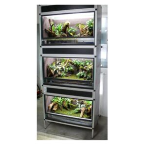 Aluminium-Stecksystem Terrarienanlage für 3x Dendrobatenterrarium 90x50x50cm ab 835 €