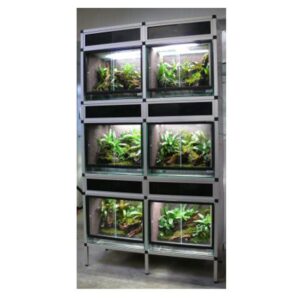 Aluminium-Stecksystem Terrarienanlage für 6x Dendrobatenterrarium 50x50x50cm ab 1065 €