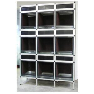 Aluminium-Stecksystem Terrarienanlage für 9x Dendrobatenterrarium 40x40x40cm ab 1180 €